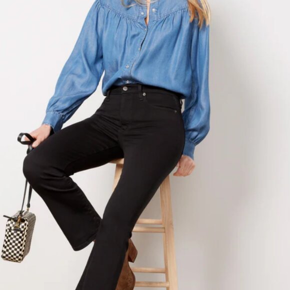 Pistola Black Women's Straight Jeans - Picture 1 of 8